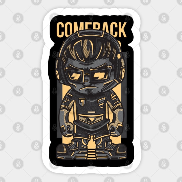 So don’t call it a comeback Sticker by Pixel Poetry